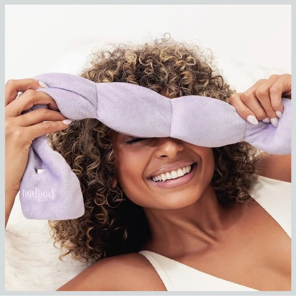 NEW Weighted Eye Mask in Lavender Light-Blocking Better Sleep Never Used